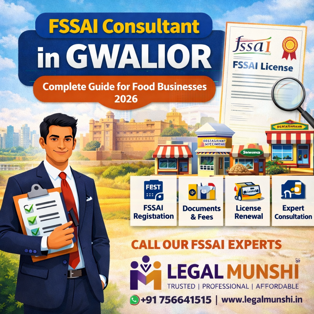 FSSAI Consultant in Gwalior – Complete Guide for Food Businesses (2026)